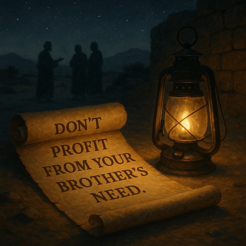 MrPeaceLiberty's tweet photo. Long ago, Nehemiah warned leaders not to charge interest to their own people.
Some math problems are ancient.
#Wisdom #FairTrade #MoneyTruth #Nehemiah510 #PfMPE https://t.co/T2coCzI0ms