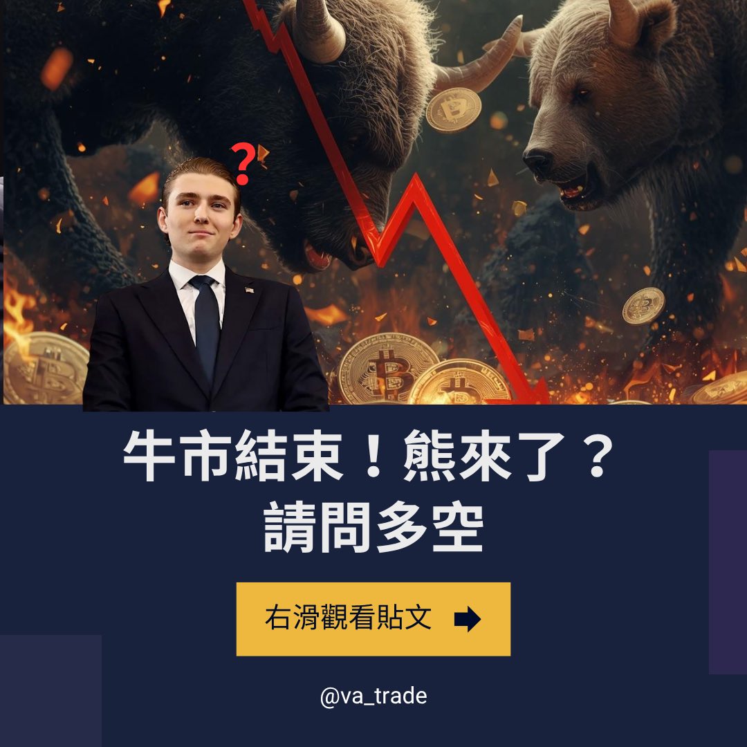 va__trade's tweet photo. 📚 行情分析｜牛市再見！熊來了？ https://t.co/BNA2ySNmIV