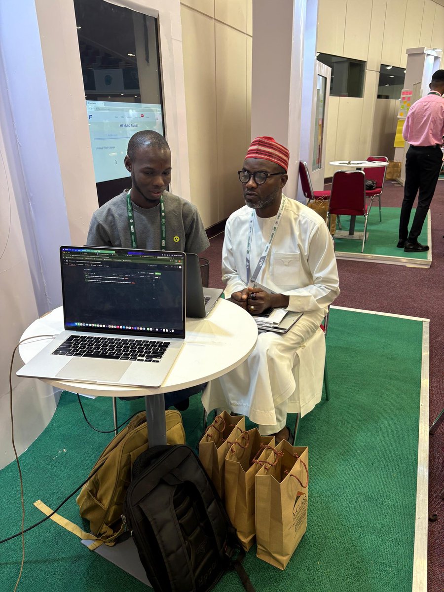 flowdiaryai's tweet image. ✨💯 The Director-General of @kasitda, Dr @muzakkar, with our CEO and CTO at the @flowdiaryai Stand today at the International Conference Centre, #Abuja, during the Digital Nigeria International Conference 

#FlowdiaryInAbuja 🇳🇬

Share ↗️

#LearnOnFlowdiary #DigitalNigeria2025