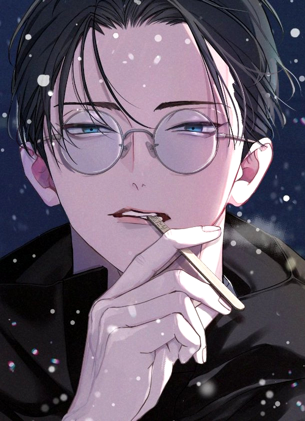 nononoyamada's tweet photo. サイトーさん
タバコじゃなくてアイスのあたり棒

（『夜明けがいちばん暗い』）

ーーーーーーー
✨#電子コミック大賞2026✨エントリー中❣️
ご投票いただけたらめちゃくちゃ嬉しいです😭🙏https://t.co/ZoCD2zWLij　
（登録なしで投票できます🗳️💕） https://t.co/TNvggS9AHC
