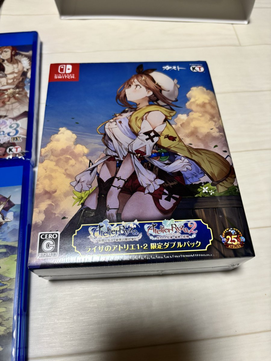 ライザのアトリエ 1～3 Switchソフト ダブルパック　未開封あり ライザ3発売前に出た1&2ダブルパックは未開封のまま 約3年前に発売