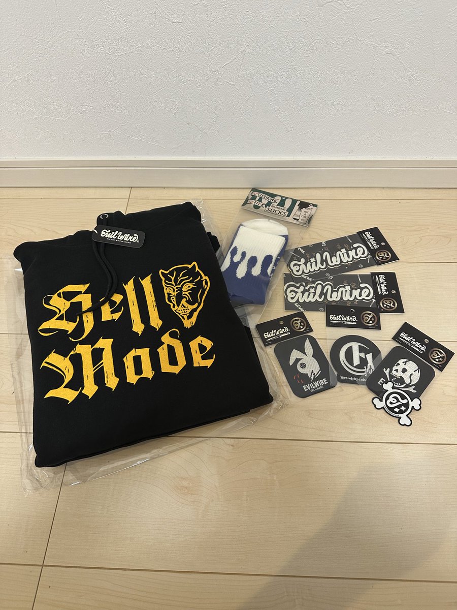 rekokkoro's tweet image. サイズもバッチリ👌✨️
着心地最高すぎ😮‍💨
いつもありがとうございます🙇‍♂️
本当大好きすぎるw

 #evilwire
 #hellstore