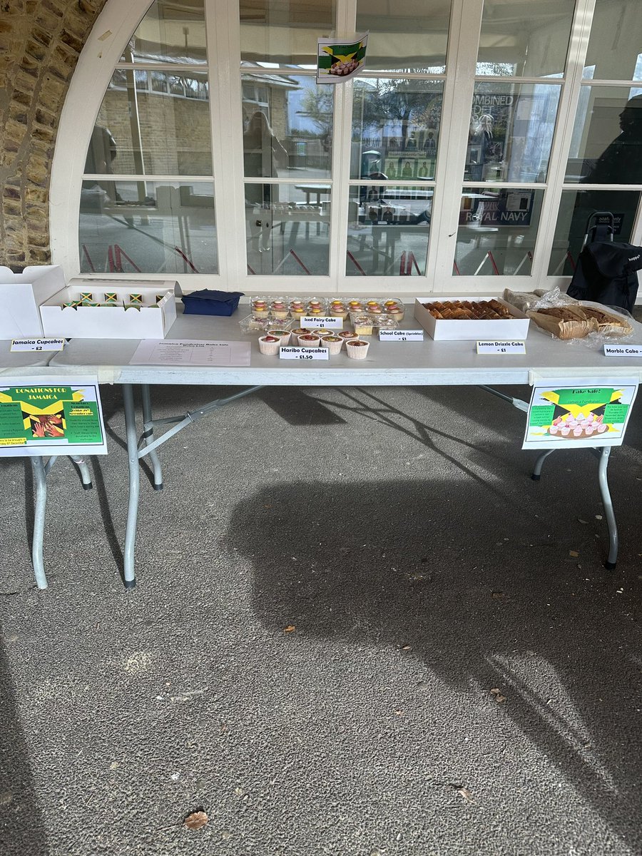 The students are having a bake sale to fundraise for <a href="/jamaica/">jamaica</a> #Catholiclife