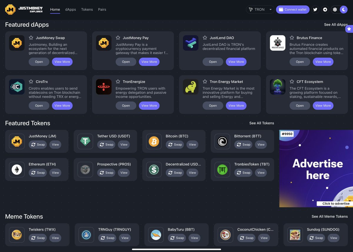 AdverseApp's tweet image. The Adverse network just expanded 👀

@JustMoneyIO Explorer now features integrated Adverse placements, giving Web3 projects seamless access to promote within the ecosystem! 🚀

Discover the future of on-chain advertising with Adverse! 

#Web3Growth #Web3 #BlockchainMarketing…