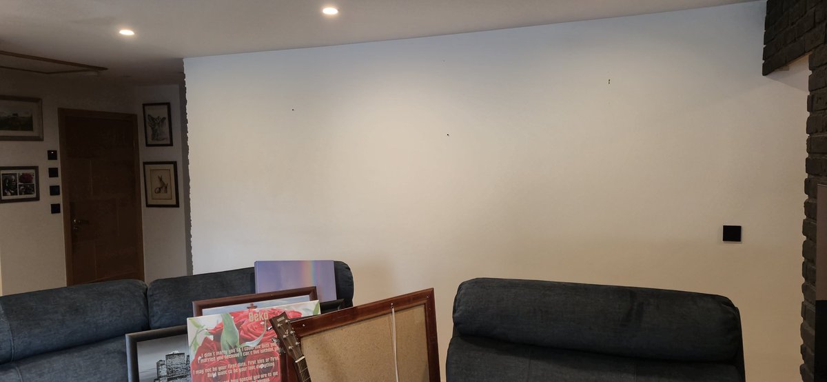 Today's decorating job. Hopefully playing golf tomorrow at Balbirnie Park Golf Club