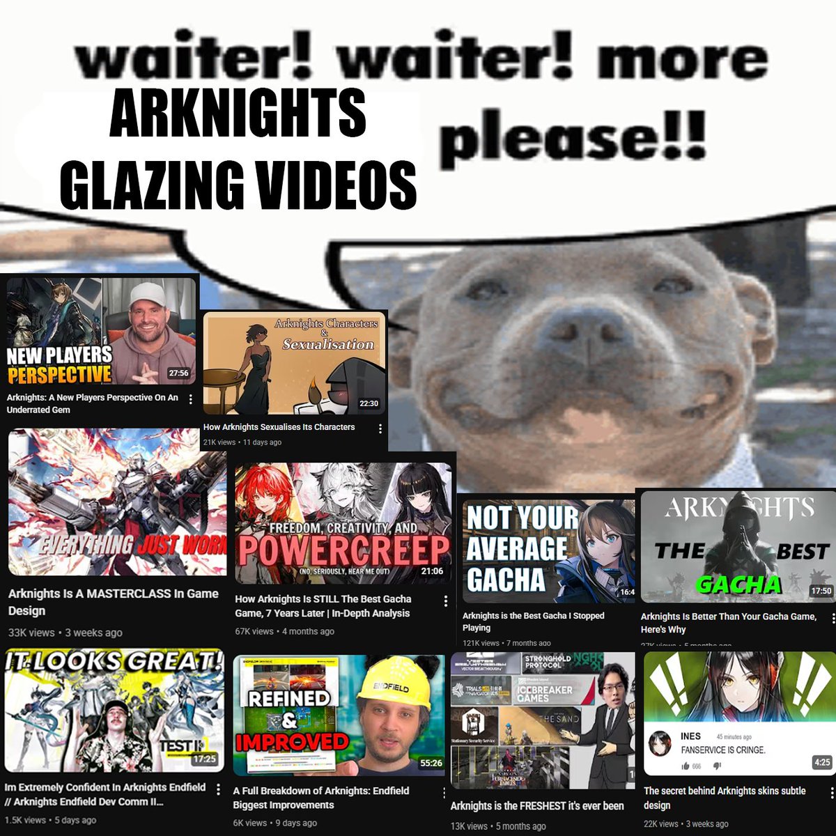 SUPAH_SUPAH's tweet image. WAITER! WAITER! MORE ARKNIGHTS GLAZING VIDEOS PLEASE!!