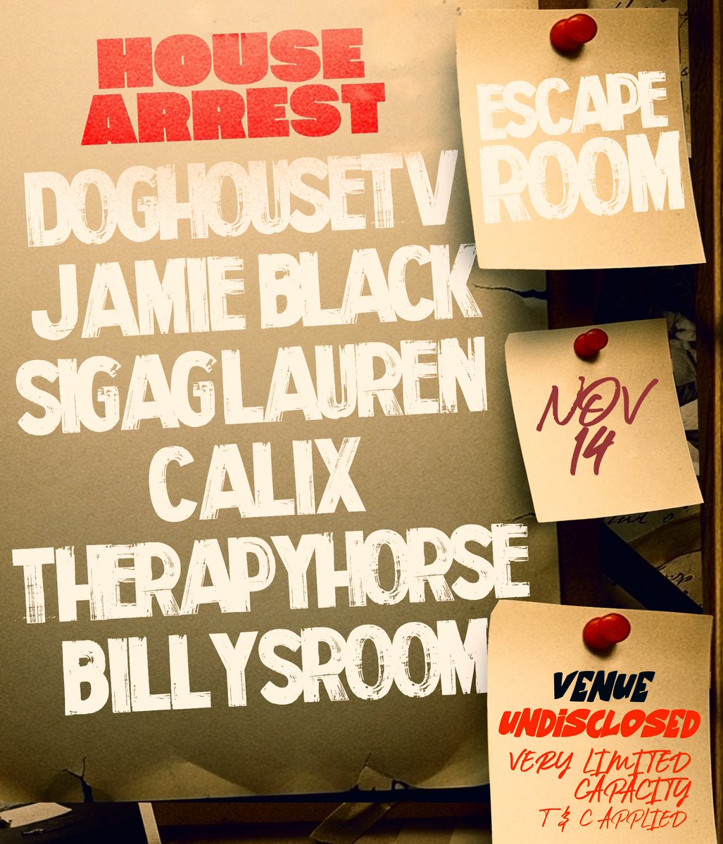 Line up for tomorrow. 🚨🚨