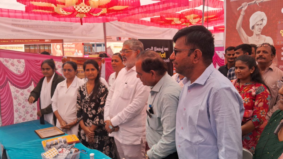 આદિવાસીઓના વિકાસને કાજ,સમૃદ્ધિનો ખુલ્યો છે દ્વાર આજ,
આદિજાતિ સમુદાયનો પાકાં રસ્તા,સિંચાઈ અને વીજળી જેવી માળખાગત સુવિધાઓ સાથે થઈ રહ્યો છે સર્વાંગી વિકાસ,
આરોગ્યલક્ષી સુવિધાઓ સાથે - હેલ્થ કેમ્પ
મોખાણા | ભાણવડ | દ્વારકા

<a href="/NHMGujarat/">NHM Gujarat</a>
<a href="/COLLECTORDWK/">Collector Devbhumi Dwarka</a>
<a href="/DdoDwarka/">District Panchayat DevbhumiDwarka</a>
<a href="/CDHO_Dwarka/">CDHO Devbhumi Dwarka</a>
<a href="/ThoBhanvad/">Tho Bhanvad</a>