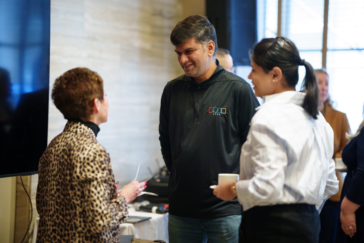 ZohoCreator's tweet image. We were thrilled to connect with business leaders in San Francisco and New York to explore how low-code and AI are shaping the future. Thanks to everyone who joined—your insights and energy made these meetups both lively and engaging.