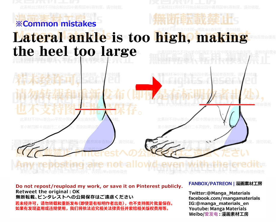 MangaMaterials2's tweet image. PERSONAL NOTE: Ankle Bone

Movement of the Ankle
Patreon
patreon.com/posts/38943382
FANBOX
fanbox.cc/@mangamaterial…

Foot: Summary of the common mistake and the correcting method
Patreon
patreon.com/posts/foot-sum…
FANBOX
mangamaterialsen.fanbox.cc/posts/527055

#arttutorial