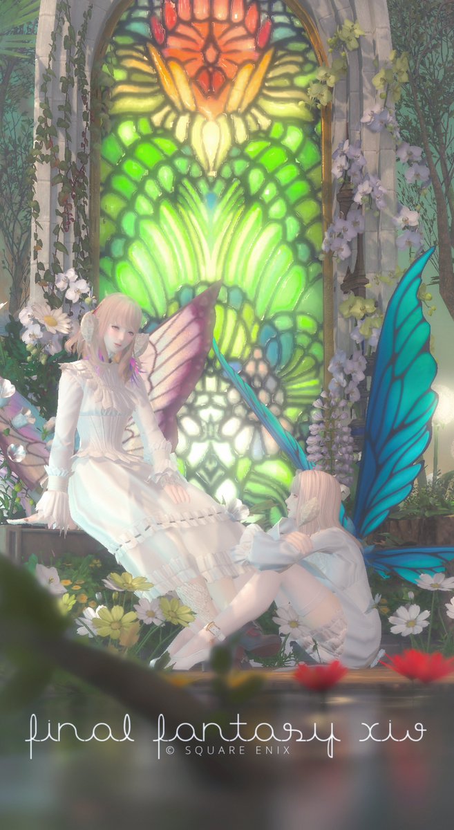 ◤￣￣￣￣￣￣￣￣￣￣￣￣￣
　
　          水辺に咲く夢
　
＿＿＿＿＿＿＿＿＿＿＿＿＿◢

 #Studio_Kai #FF14 #蟹角ファン倶楽部