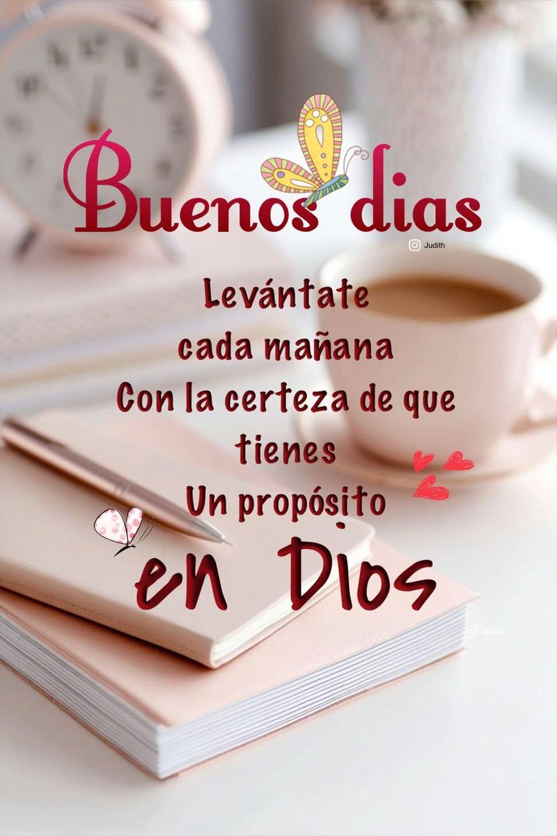 Gallardo_miri23's tweet photo. 🌸 “¡Feliz y bendecido día! 💖 Hoy decido poner mis planes en manos de Dios 🙏✨ porque sé que Él tiene lo mejor para mí. 💫 ‘Encomienda a Jehová tu camino, y confía en Él; y Él hará.’ – Salmos 37:5 🌿 #BuenosDías #BendecidoDía #ConDiosTodo #FeYEsperanza #Gratitud https://t.co/hIhyfg1BvB