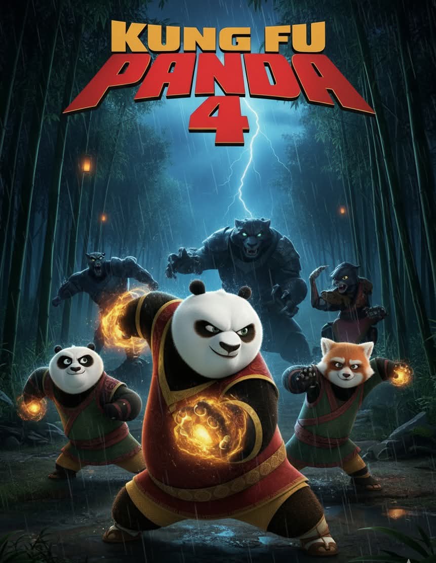 BelaabedKarim's tweet image. أعظم تحدٍّ لمحارب التنين قادم!
Kung Fu Panda 4 (2025) 
بمغامرة جديدة تجمع بين الضحك، الأكشن، والحكمة،بو يواجه تهديدًا غامضًا من أرض بعيدة ويكتشف أن البطولة ليست في القوة فقط، بل في القلب والشجاعة وروابط الصداقة والعائلة 

#KungFuPanda4 #PoReturns
