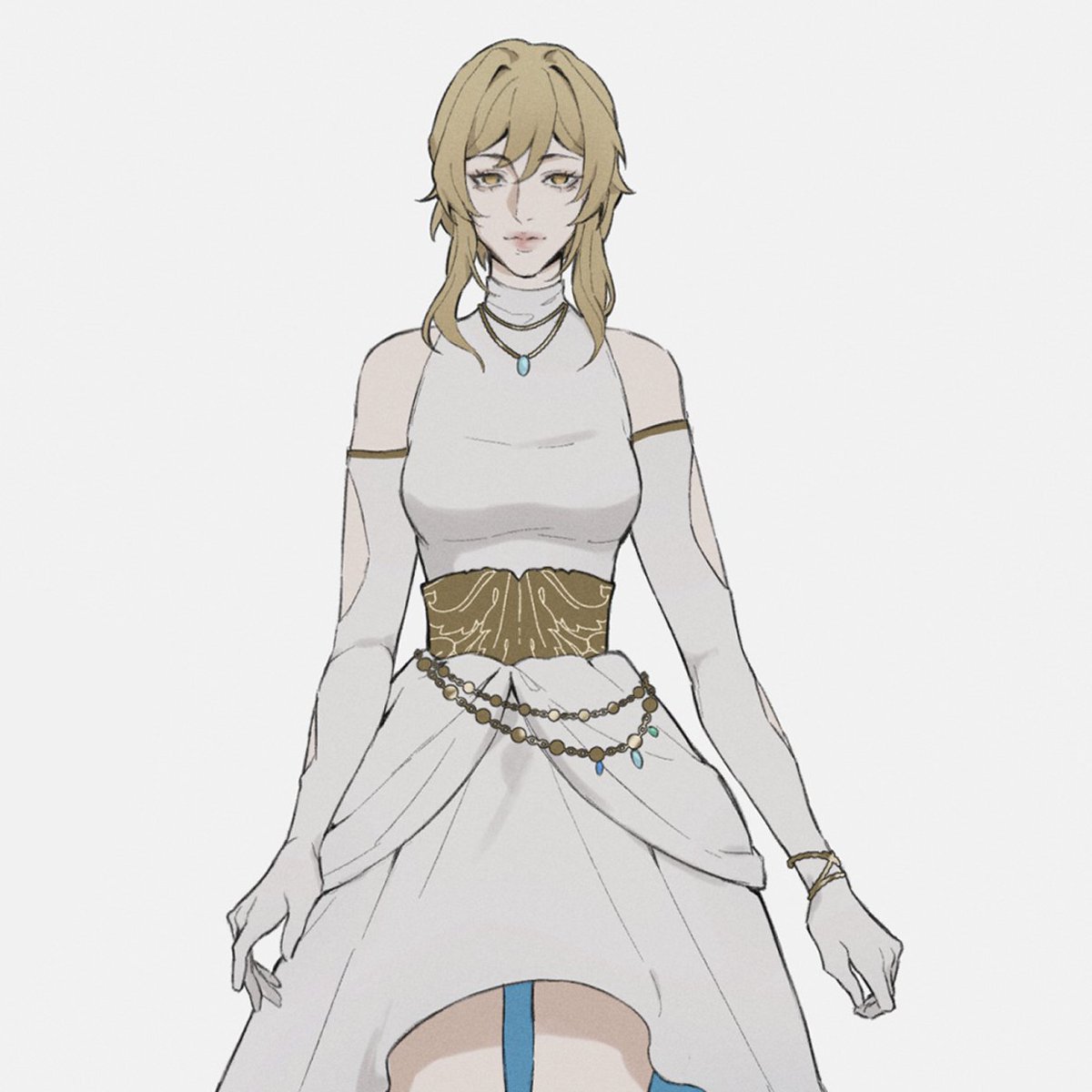 I just wanted to draw her in different outfits cause she's so pretty 😭

#GenshinImpact #Lumine