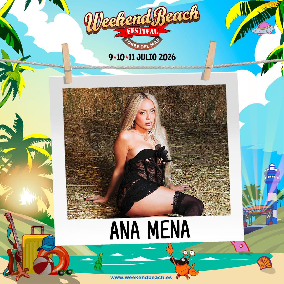 Gabinete de Comunicación <a href="/AnaMenaMusic/">Ana Mena</a> confirma que actuará como única fecha en Málaga y será en <a href="/weekendbeachfes/">Weekend Beach Festival</a>  campaign-index.com/view.php?J=aAf…