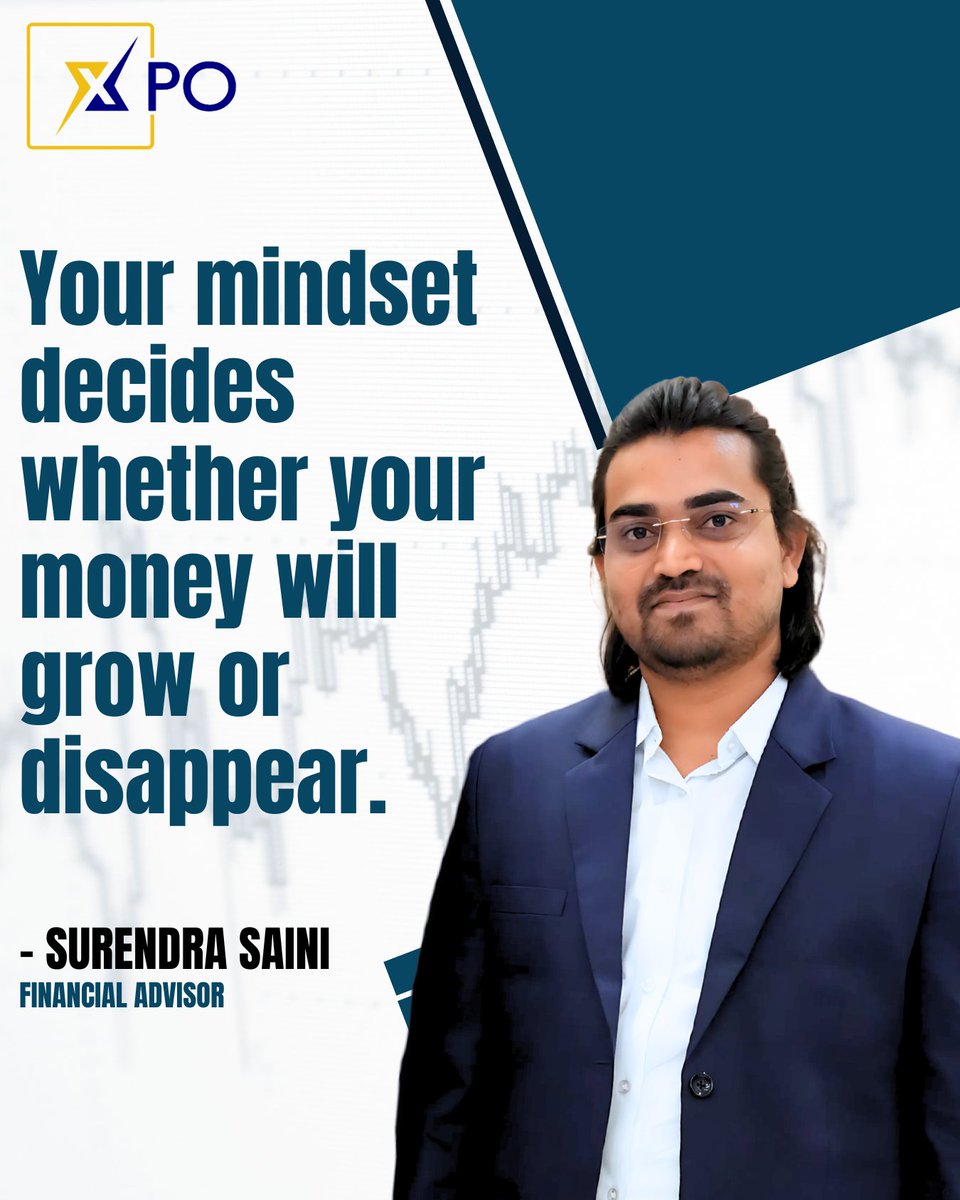 SainiSurendra99's tweet photo. Your financial growth starts with your mindset.
Money doesn’t just follow strategies—it follows discipline, patience, &amp; the way you think about it.
A wise mindset builds wealth; a careless one dissolves it.
#surendrasaini #ilovexpo #MindsetMatters #SmartInvesting #WealthMindset https://t.co/YsZx8NNt60