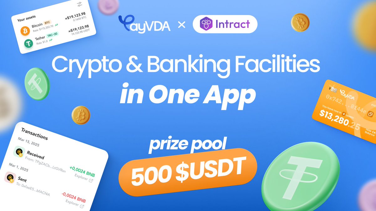 PayVDA_hq's tweet image. The first PayVDA campaign is live on @IntractQuests  🎒👇

quest.intract.io/quest/69132cdd…

Join waitlist to explore instant $INR conversions 🇮🇳, smooth UPI-compatible payments, and win a share of 500 $USDT.

This isn’t a dream, but an imminent reality for 100M+ crypto owners in India.