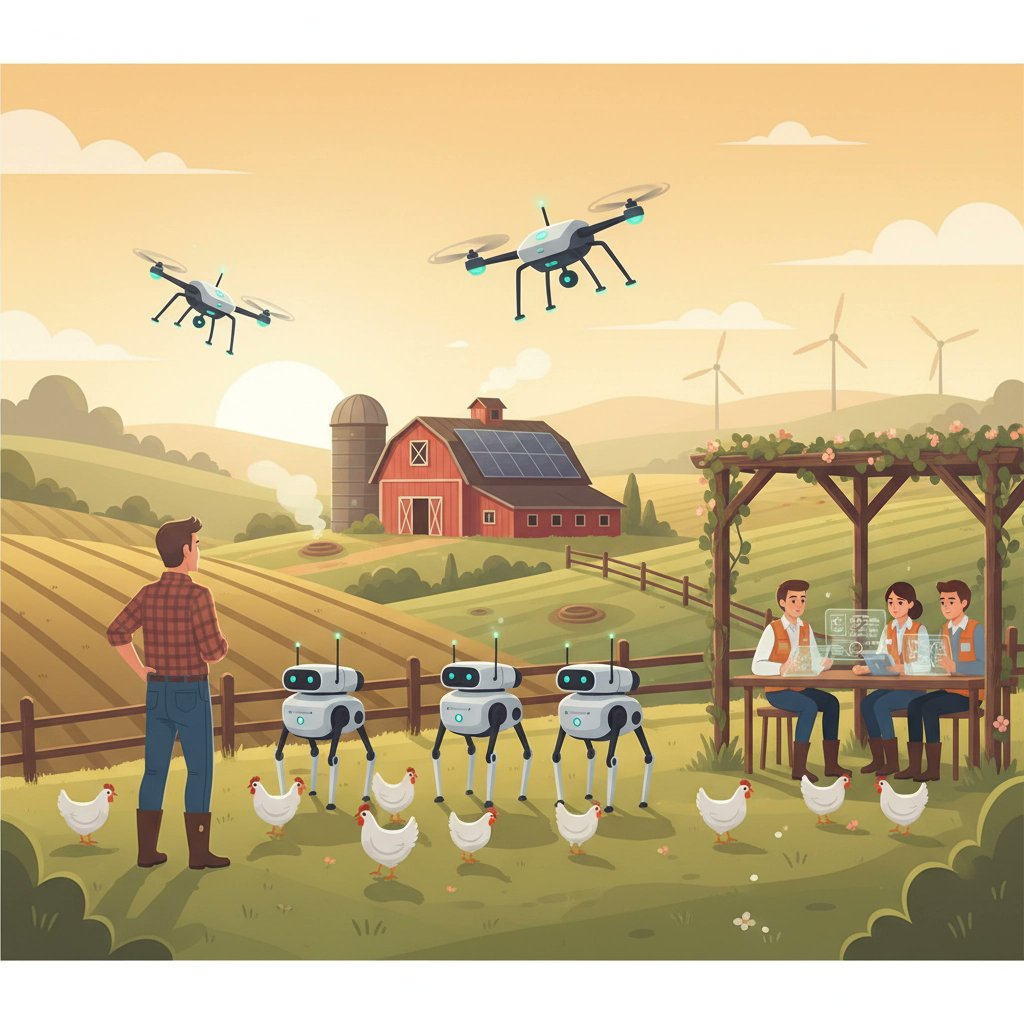 Questr_us's tweet image. Labor shortages and rising costs are real on the farm; but AI, robotics, and nanotech are delivering practical fixes fast. The future of agriculture is here and built for us. #agtech #precisionagtech #precisionagriculture #automation #farmautomation