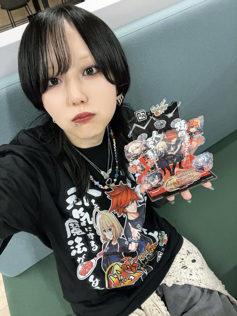 モンスターストライク　牛角コラボ tシャツ 牛角×#モンスト コラボ開催中ですよ📣🔥 牛角アプリで📱 「モンスト