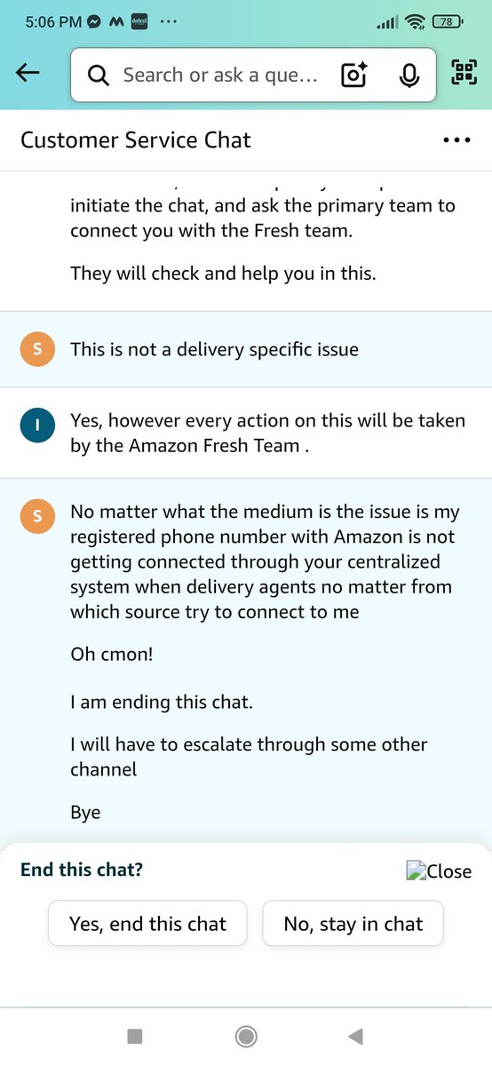 suhas_das's tweet photo. #AmazonIndia  chat representatives are good for nothing They are not helping. Tried with 3 reps including specialists https://t.co/lH6iHaEfXN