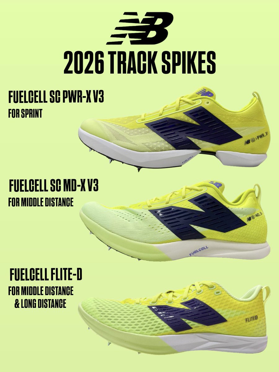 newbalance 🆕2026 TRACK SPIKES🆕 【FUELCELL SUPERCOMP PWR-X V3