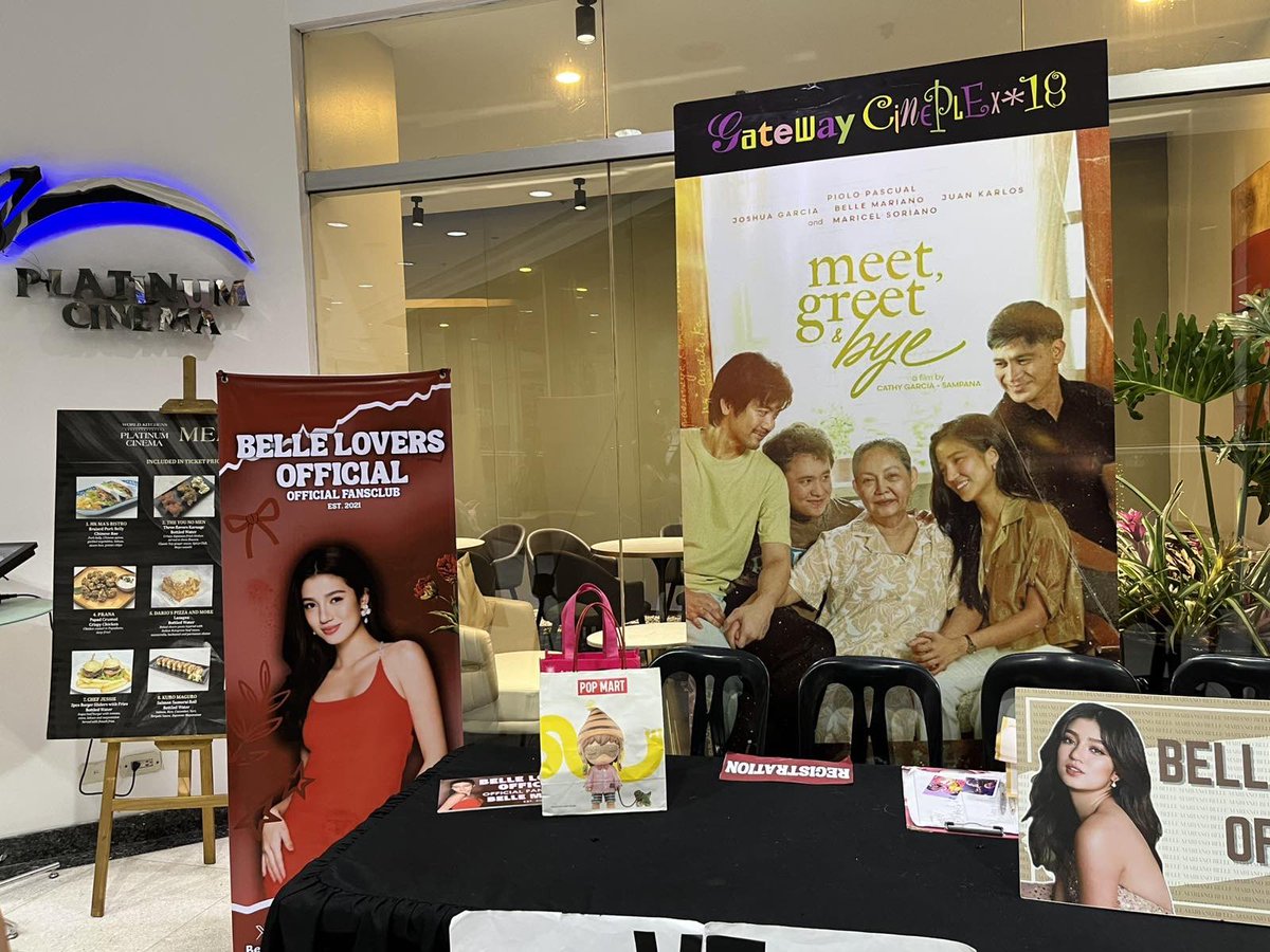 MGB blockscreening of Bellelovers Offical at Gateway Cineplex. 
Thank you for the love and support! 🩵

Meet, Greet &amp; Bye— now showing in cinemas worldwide! ✨

Buy your tickets now
🎟️ meetgreetandbye.com

#MeetGreetAndBye