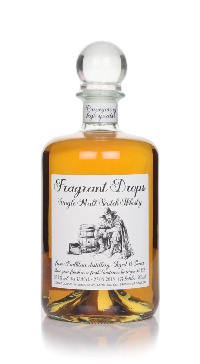 watches_whisky's tweet photo. A MoM shop has asingle cask Balblair 12 Year Old 2012 with Fresh Sauternes Barrique Finish from Fragrant Drops #Whisky bottler. 58.2% abv. Price is around £93.
#Balblair #FragrantDrops
https://t.co/M6xJab8BWk https://t.co/YDom4es2D5