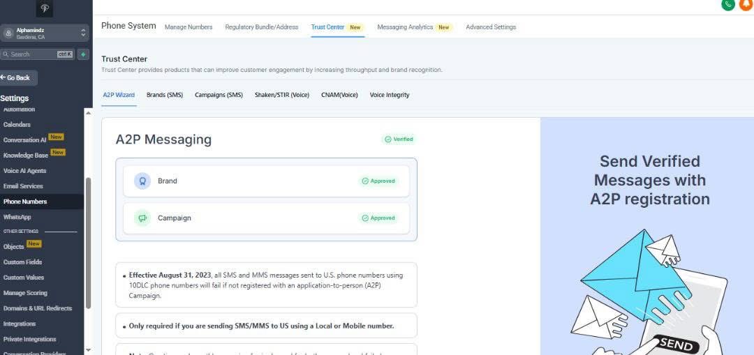 234techguy's tweet image. 💡FT101
Why A2P Verification Is Critical for Your Business Messaging
If you send text messages through GoHighLevel and notice that some never reach your clients, the issue likely isn’t the platform .it’s missing A2P Verification. 

#GoHighLevel #A2PVerification #SMSMarketing