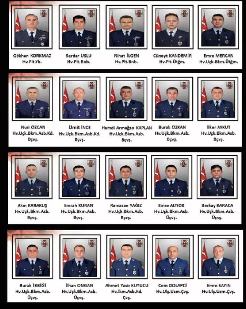 Azerbaycan/Gence şehrinden kalktıktan yaklaşık 1 saat sonra Azerbaycan-Gürcistan sınırında düşen C-130 Askeri nakliye uçağında şehit olan 20 Askerimizin naaşları Türkiye’ye getiriliyor 

Şehitlerimize Allah’tan rahmet diliyorum,ailelerinin ve Türkiye’nin başı sağolsun