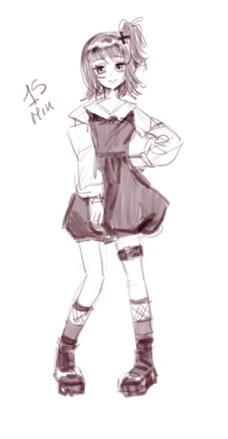 MiruiNeko's tweet photo. Attempted a 15 minutes Amu Hinamori sketch. 🫣
#ShugoChara #しゅごキャラ https://t.co/4ZEIyomouP