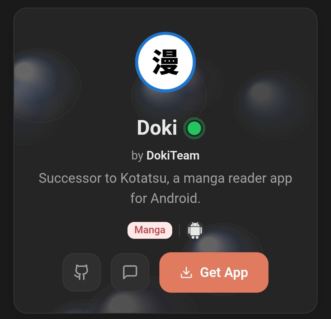 iiTachiyomi's tweet image. Doki Successor to Kotatsu is here by DokiTeam! 

🧵