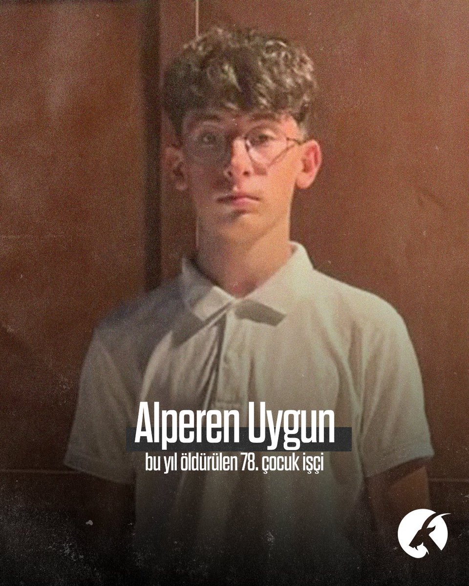 Alperen Uygun 16 yaşında MESEM projesi adı altında ucuz iş gücü olarak kullanılan sıra arkadaşlarımızdan birisiydi. Henüz 11. sınıf öğrencisiyken Mersin Anamur’da bir asansör firmasında çalışıyordu. Gittiği inşaatta 3. kattan asansör boşluğuna düşerek hayatını kaybetti. 

Bir