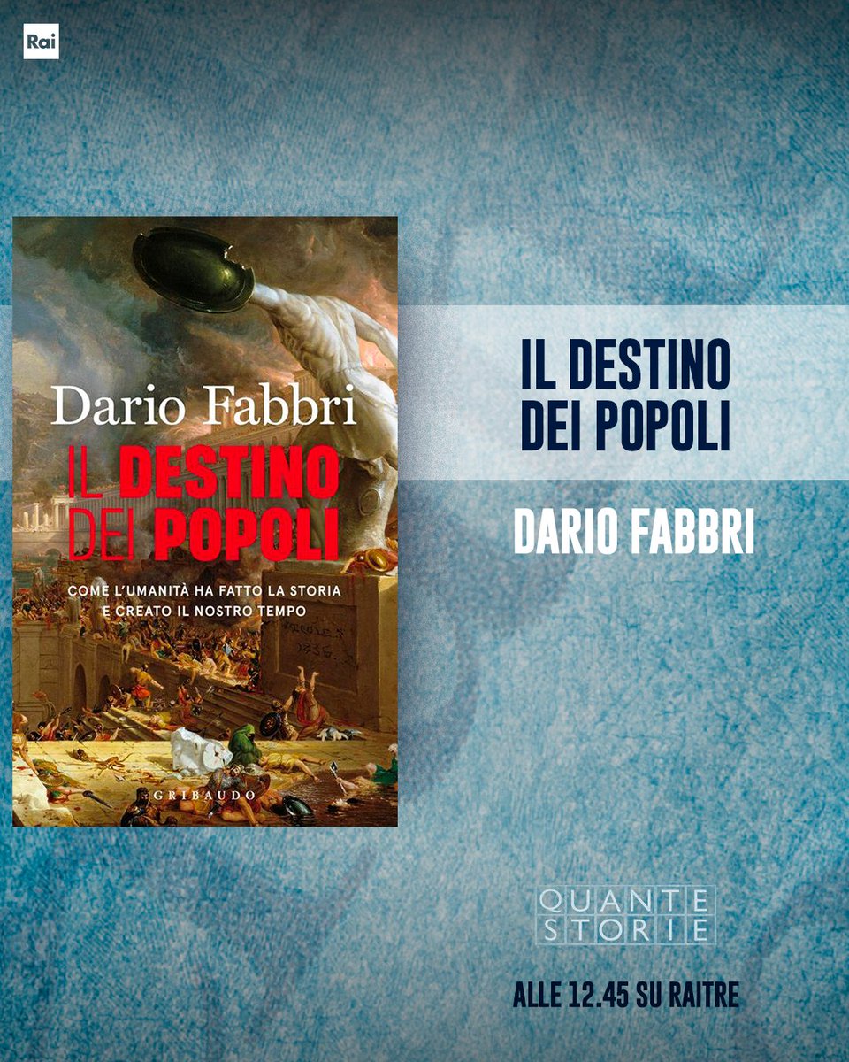 QuanteStorieRai's tweet image. Con Dario Fabbri, #QuanteStorie esplora le forze invisibili che muovono la politica mondiale: il potere, la paura e il bisogno di appartenenza.

📲 Guarda la puntata anche su #RaiPlay
👇
🔗 bit.ly/Guarda-QuanteS…