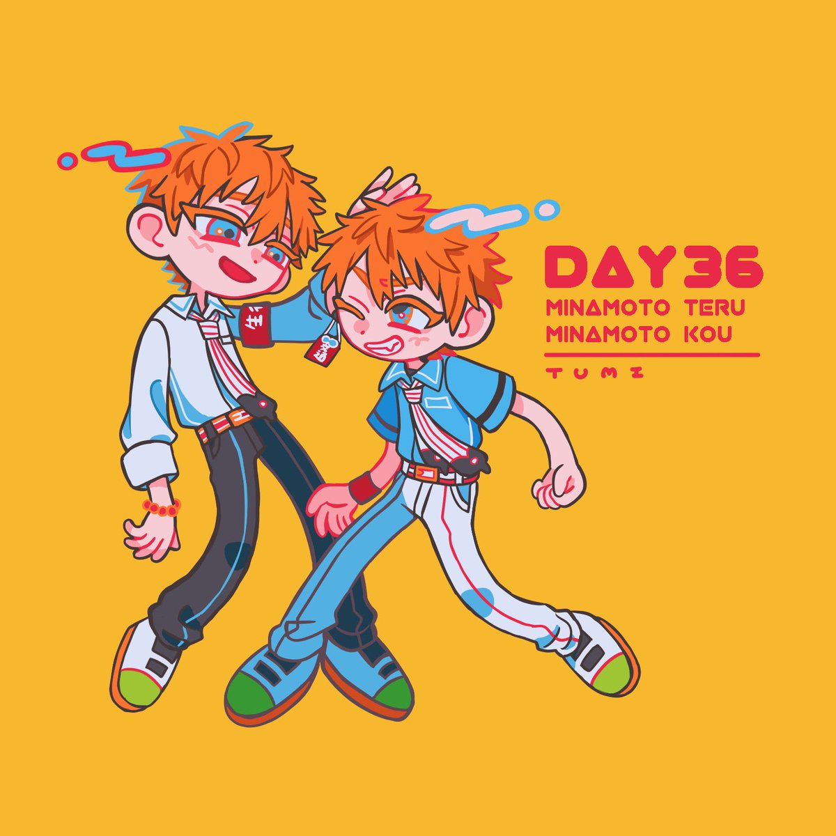 「Day36.源輝源光 #地縛少年花子くん #100日チャレンジ」|TUMIのイラスト