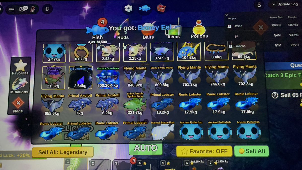 WELCOME HOME, EL MAJA🫰🏻 THANK YOU TALON FOR GIVING ME A SECRET🙇🏻‍♀️🙇🏻‍♀️💗💗💗 <a href="/TalonMidnight/">Talon</a> #fishit