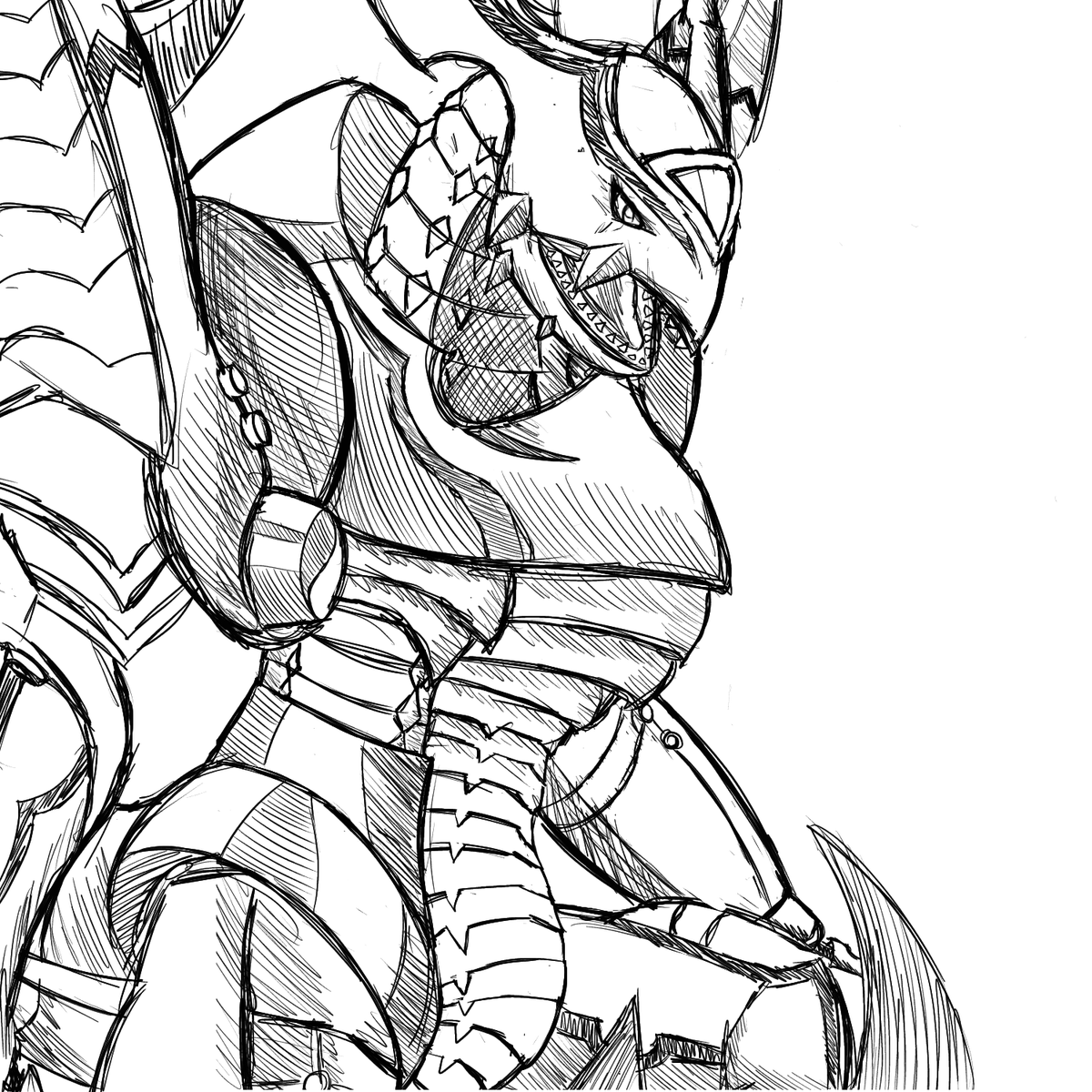 ShingonD's tweet photo. Digi Doodles PT 2
#Digimon #Dorugoramon #Fakemon #DigimonArt https://t.co/trPA2ILfCa