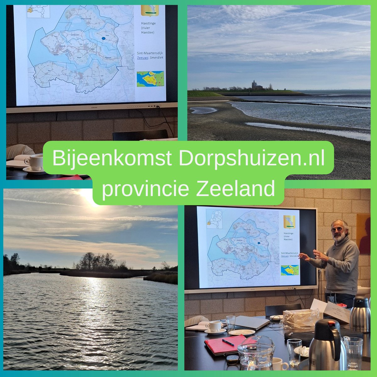 🗓️ Gisteren waren we in Zeeland voor ons kwartaaloverleg van dorpshuizen.nl – dit keer in Sint-Maartensdijk.
We bespraken verschillende actuele thema's🌐🏠.
Na het overleg genoten we van een inspirerende wandeling langs de prachtige Oosterschelde. 🌊