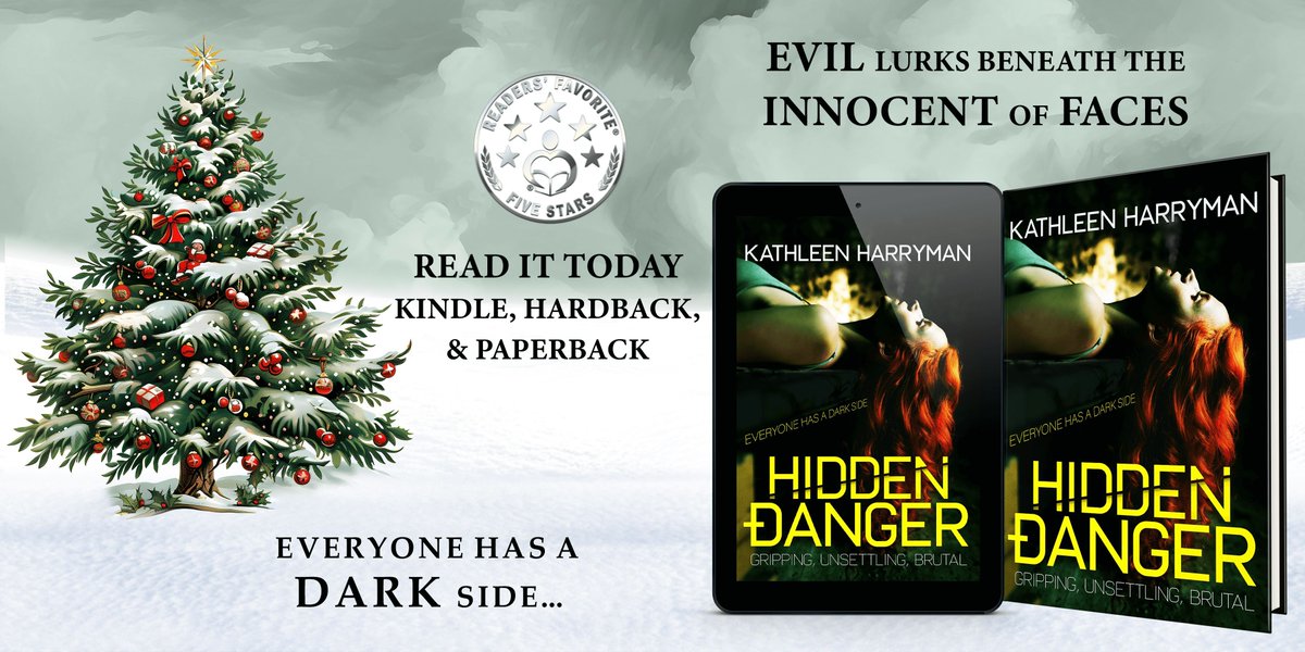 THE DANGEROUS AND MONSTROUS MIND OF A TEENAGE SERIAL KILLER...

#BookReview "Ms Harryman certainly knows how to focus the reader’s attention."

#KU #Kindle Paperback

mybook.to/HiddenDanger

#Suspense #CrimeFiction #Horror #Thriller #BookBoost #MustRead #Christmas2025