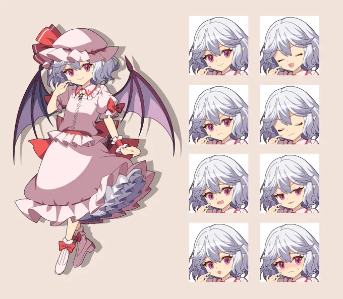 レミリア・スカーレット 立ち絵素材V2 #東方Project