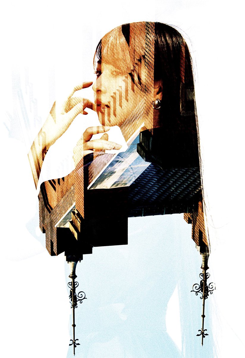 hodachrome2's tweet image. &quot;チヒロ61298号（火の鳥復活編風）&quot;
秋のフィルム多重露光フォトウォークの講師作例より。オンライン講評まだやってるよ！
モデル: 南条葉月さん
Canon EOS7s/Kodak E100VS
#秋のフィルム多重露光フォトウォーク