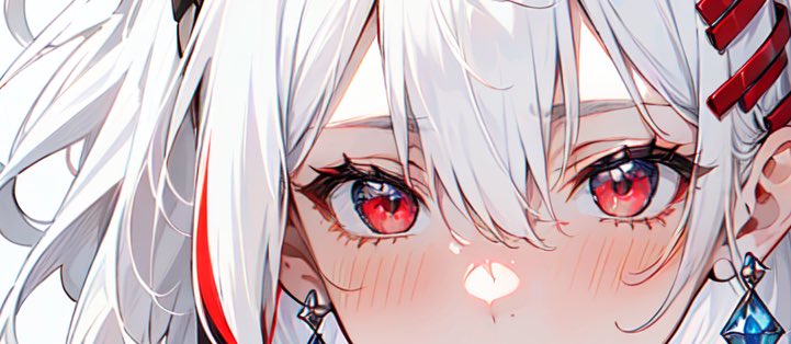 今日は #いい瞳の日 らしい〜！！
ぼくの赤い瞳を見て〜🫶

どう？？かわいい？？
 #Vtuber準備中