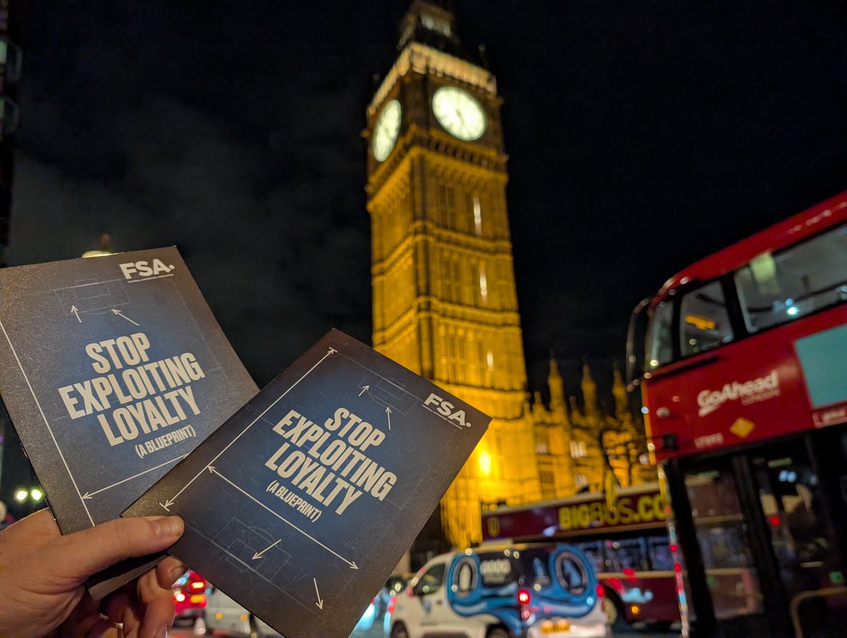 WeAreTheFSA's tweet image. Our #StopExploitingLoyalty campaign hit Parliament this week as supporter reps and MPs met to combat high ticket prices and defend concessionary pricing bands.

Join your local supporters&apos; org and get involved.

🔗thefsa.org.uk/news/stopexplo…