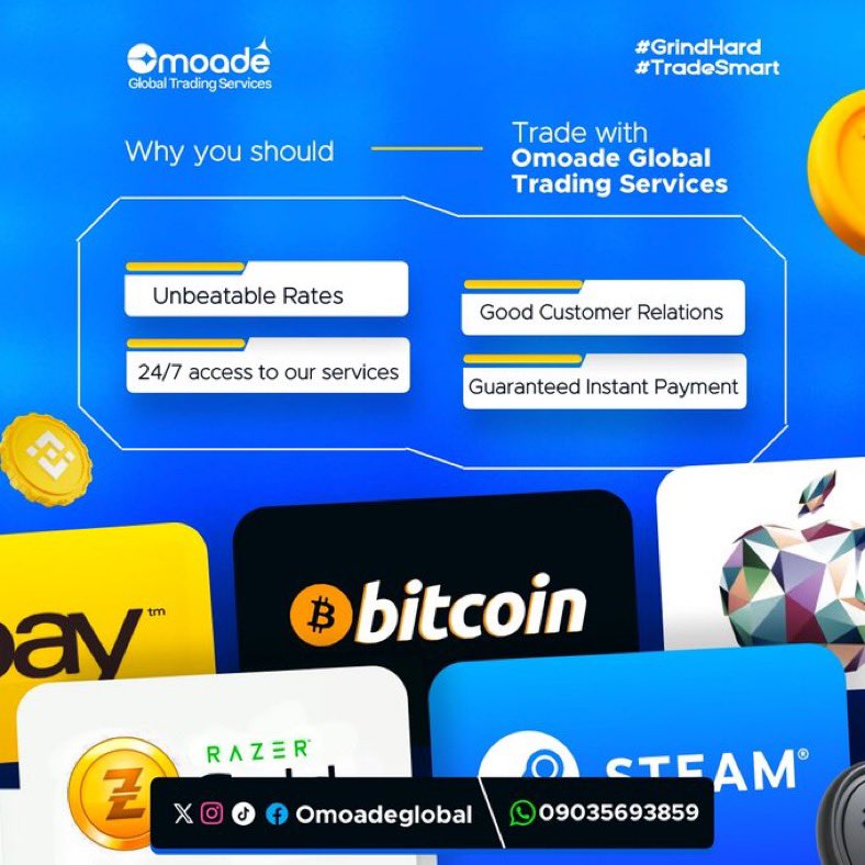 The festive period is near, smartly trade your giftcards and crypto with a legit plug <a href="/em_omoade/">Crypto & Giftcards Vendor📊📈</a>

Payout for valid deals is certain, Zero Stories