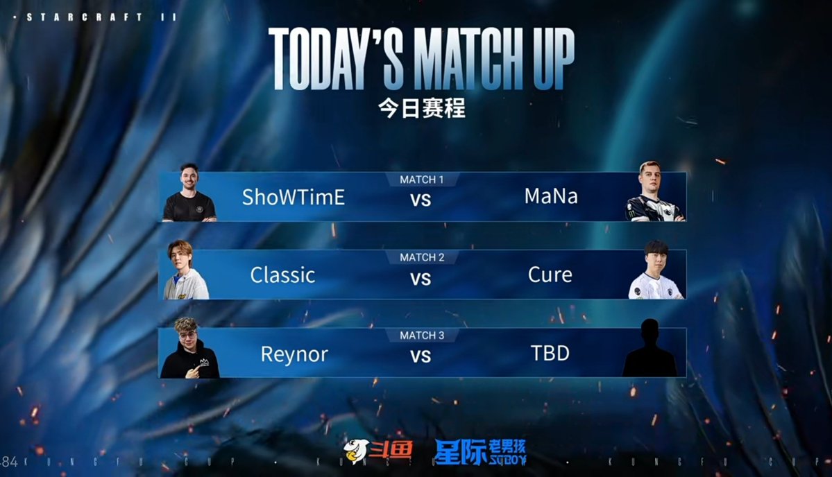 WTL_SC2's tweet image. Kungfu Cup monthly #3 will continue today
Due to serious travel delays experienced by Byun, Mana will replace him in the tournament today.