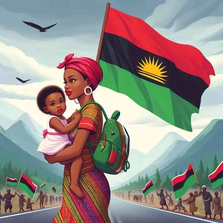 IfeeCJ's tweet photo. Referendum is international human right and the people of Biafra have it. Nigeria should allow us the right to decide if we will establish our Biafran nation or remain in Nigeria. We are lawful, that's why we are asking for referendum. I don't think Boko Haram are asking for same https://t.co/xPw9M29aeV