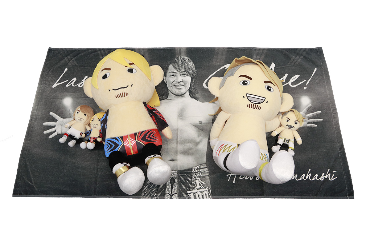 棚橋弘至選手 闘魂ショッピング 限定アイテム このタオルのための撮り