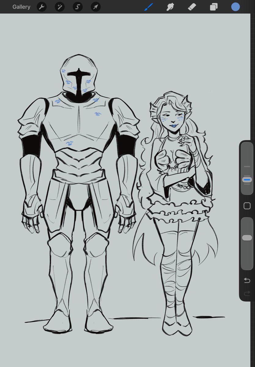 kiss your animated armors/halloween in dnd 
#dnd #dndart #dungeonsanddragons #dndoc