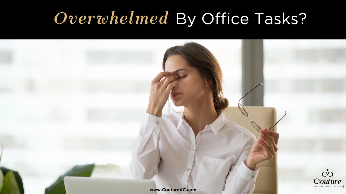 CoutureVc's tweet image. If you are feeling overwhelmed by administrative tasks, outsource them to a virtual assistant. When you don&apos;t have to worry about scheduling meetings, data entry, travel arrangements or other administrative tasks, you can focus on what matters. 

🌐 CoutureVC.com