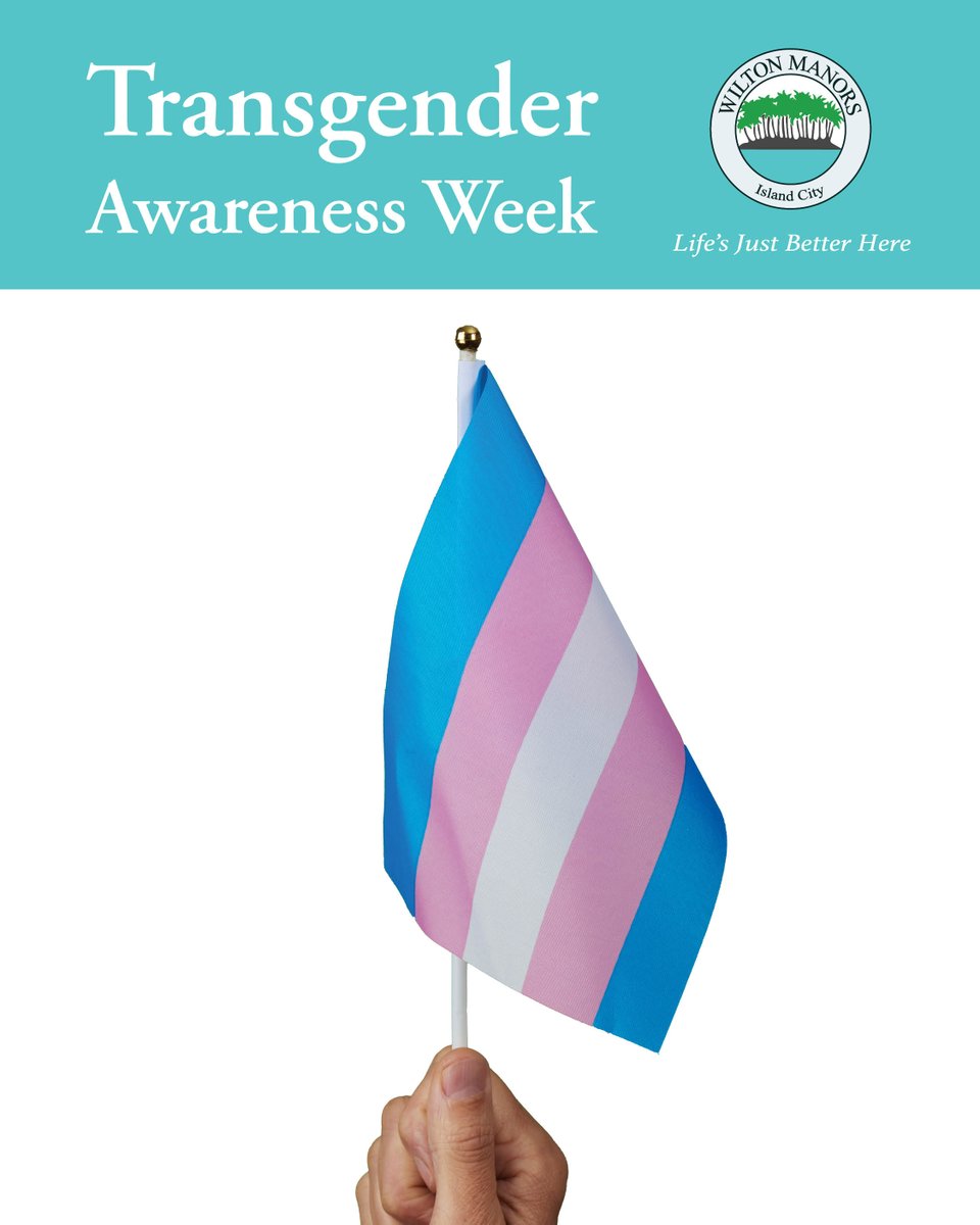 The Island City proudly uplifts our transgender community during Transgender Awareness Week. Visibility, respect, and inclusion will always be the anchor in our community.