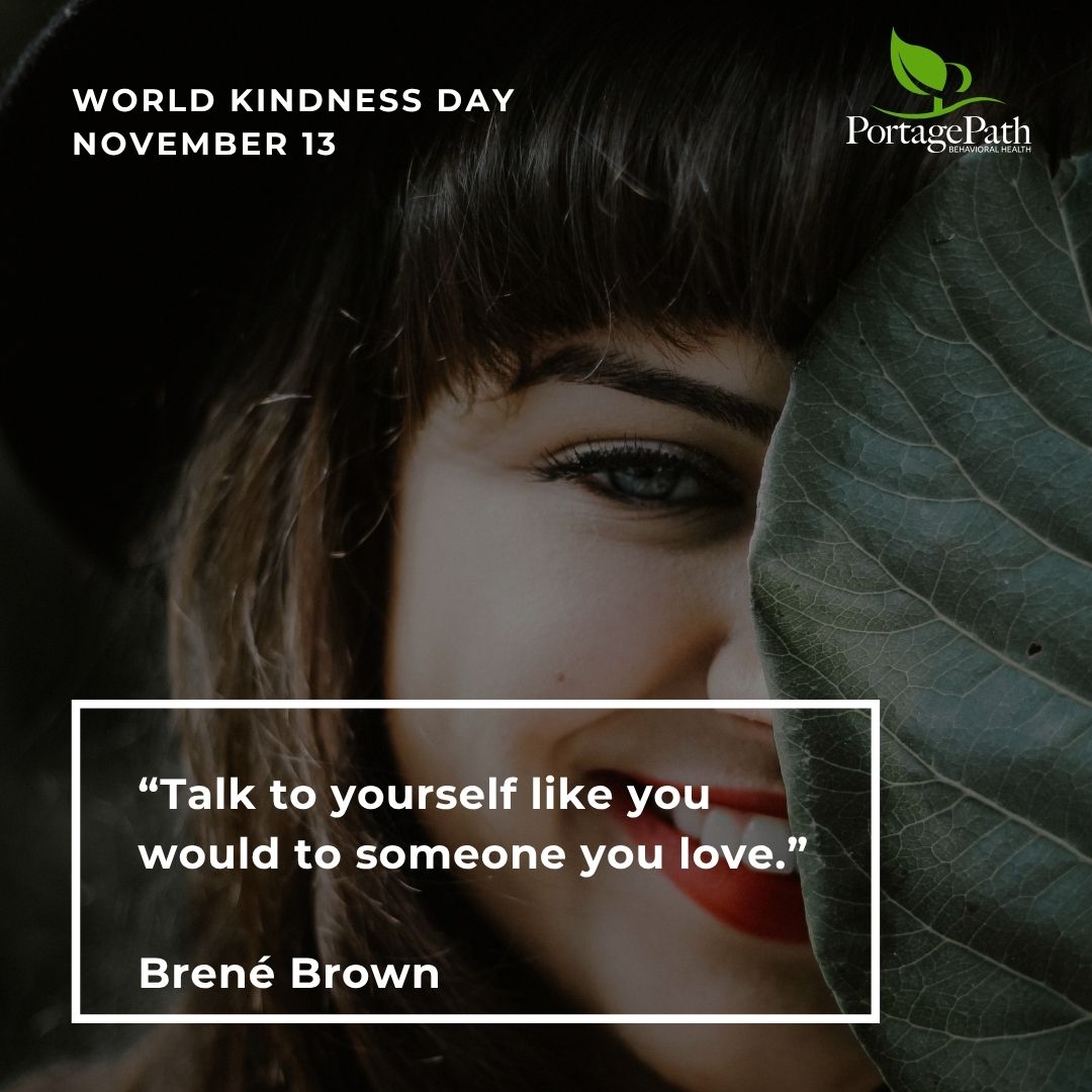 In addition to being kind to others, don't forget to be kind to yourself. Everyone goes through tough times in life. However, the way you treat yourself makes a difference. Being kind to yourself can help you overcome any obstacle and boost your self-esteem. #HereForYou